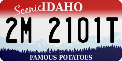 ID license plate 2M2101T