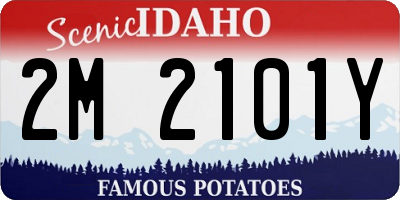 ID license plate 2M2101Y
