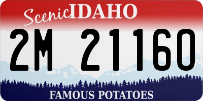 ID license plate 2M2116O