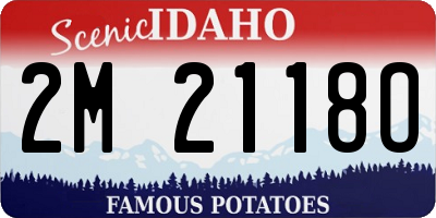 ID license plate 2M2118O