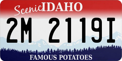 ID license plate 2M2119I