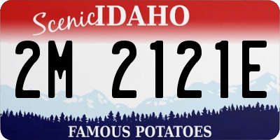 ID license plate 2M2121E