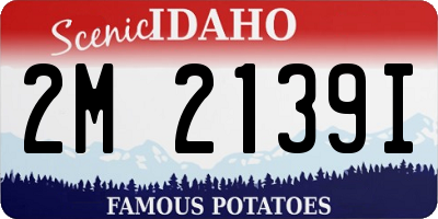ID license plate 2M2139I