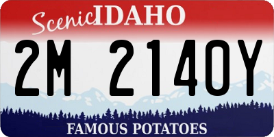 ID license plate 2M2140Y