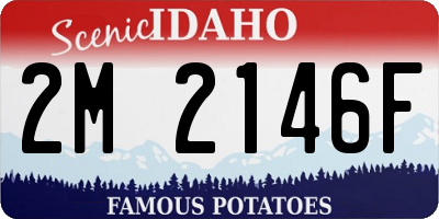 ID license plate 2M2146F
