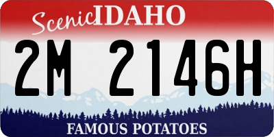 ID license plate 2M2146H