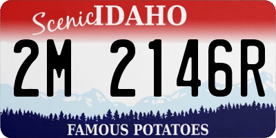 ID license plate 2M2146R