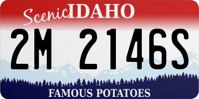 ID license plate 2M2146S