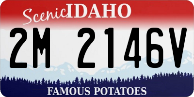 ID license plate 2M2146V