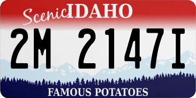ID license plate 2M2147I