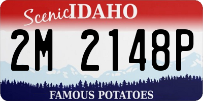 ID license plate 2M2148P