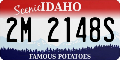 ID license plate 2M2148S