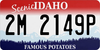 ID license plate 2M2149P