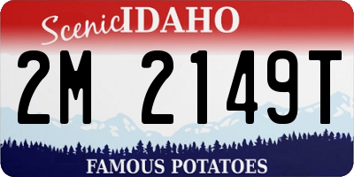 ID license plate 2M2149T