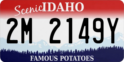 ID license plate 2M2149Y