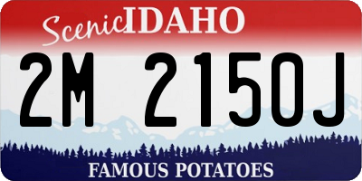 ID license plate 2M2150J