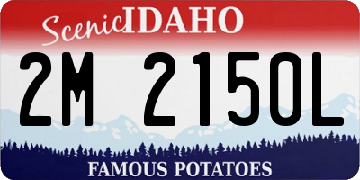 ID license plate 2M2150L