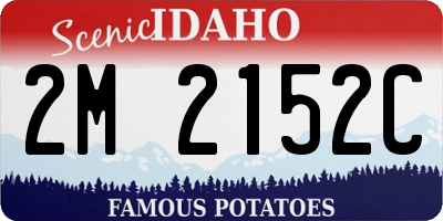 ID license plate 2M2152C