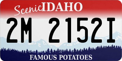 ID license plate 2M2152I