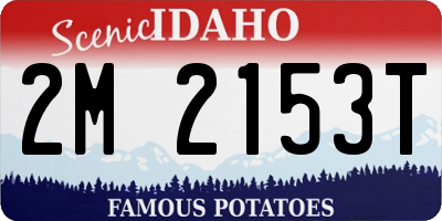 ID license plate 2M2153T