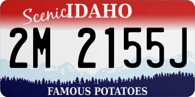 ID license plate 2M2155J