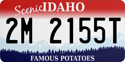 ID license plate 2M2155T