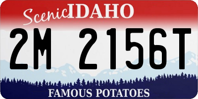 ID license plate 2M2156T