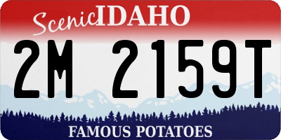 ID license plate 2M2159T