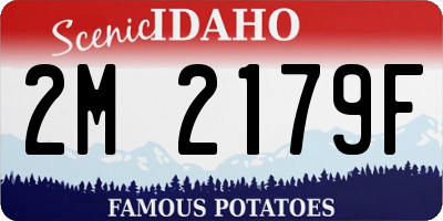 ID license plate 2M2179F