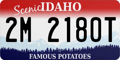 ID license plate 2M2180T
