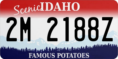 ID license plate 2M2188Z