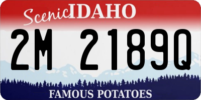 ID license plate 2M2189Q