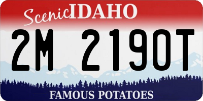 ID license plate 2M2190T
