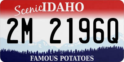 ID license plate 2M2196Q