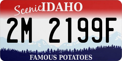 ID license plate 2M2199F