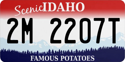 ID license plate 2M2207T