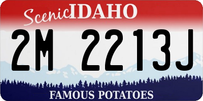 ID license plate 2M2213J
