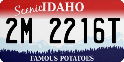 ID license plate 2M2216T