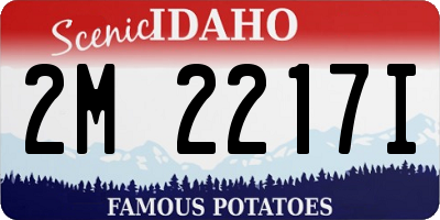 ID license plate 2M2217I