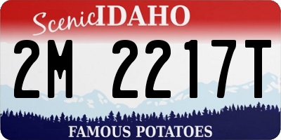ID license plate 2M2217T