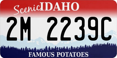ID license plate 2M2239C