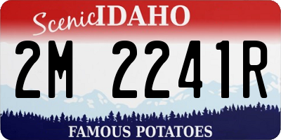 ID license plate 2M2241R