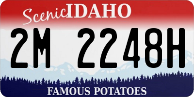 ID license plate 2M2248H