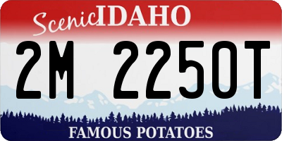ID license plate 2M2250T