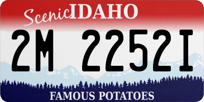 ID license plate 2M2252I