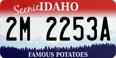 ID license plate 2M2253A