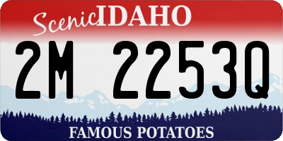 ID license plate 2M2253Q