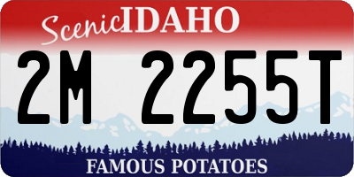 ID license plate 2M2255T