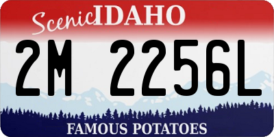 ID license plate 2M2256L