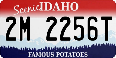 ID license plate 2M2256T
